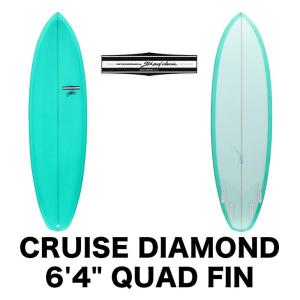 YU CLASSIC SURFBOARDS ワイユー クラシック サーフボード CRUISE DIAMOND 6'4" QUAD FIN｜sidecar