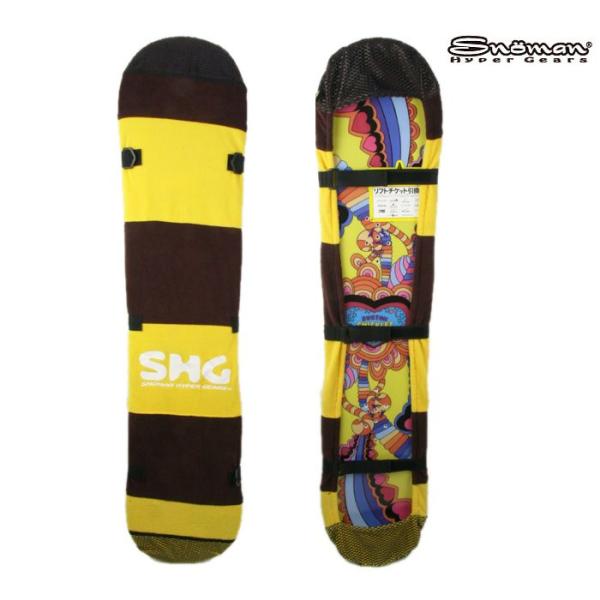 SNOMAN スノーマン KS-104KB キッズ用 フリースソールカバー：YELLOW/BROWN