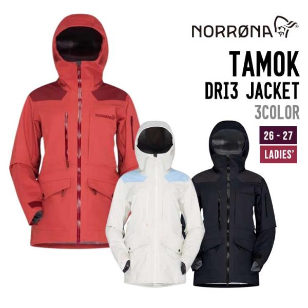 NORRONA ノローナ 26-27  TAMOK DRI3 JACKET W'S スノーボード ス...