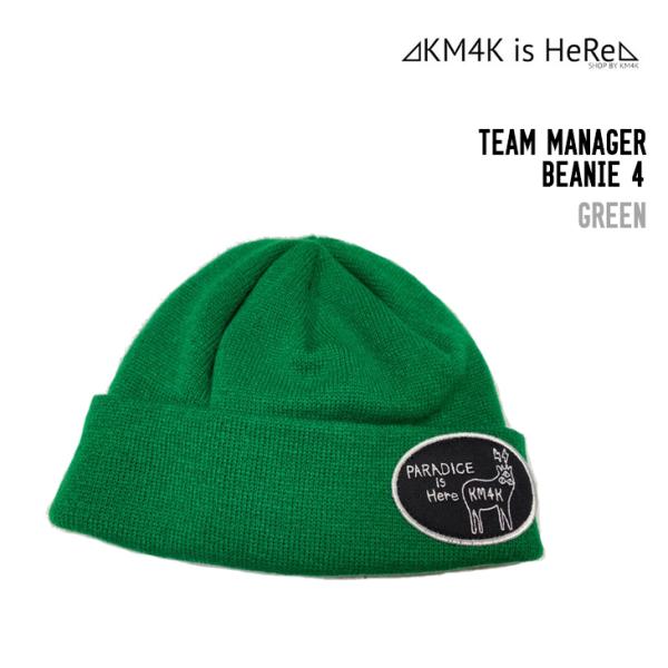 KM4K カモシカ ビーニー TEAM MANAGER BEANIE 4