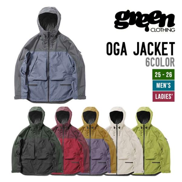 GREEN CLOTHING グリーンクロージング 25-26 OGA JACKET オガ ジャケッ...