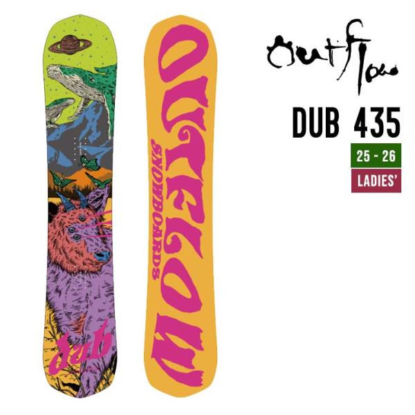 OUTFLOW アウトフロー 25-26 DUB 435 ダブ スノーボード 2025-2026 フ...