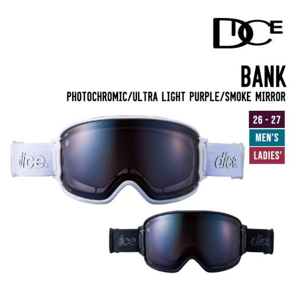 DICE ダイス 26-27 BANK バンク スノーボード ゴーグル Photochromic -...