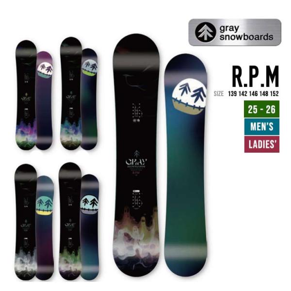 GRAY グレイ 25-26 R.P.M アールピーエム スノーボード 2025-2026 グラトリ...