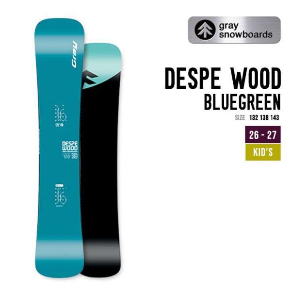 GRAY グレイ 26-27 DESPE WOOD BLUEGREEN デスペウッド スノーボード ...