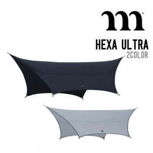 MURACO ムラコ HEXA ULTRA ヘキサ ウルトラ キャンプ アウトドア BLACK GREY タープ｜sidecar