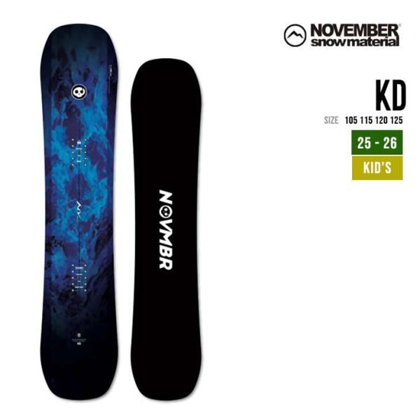 NOVEMBER ノベンバー 25-26 KD ケーディー 2025-2026 スノーボード フリー...