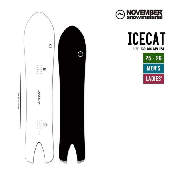 NOVEMBER ノベンバー 25-26 ICECAT アイスキャット 2025-2026 スノーボ...
