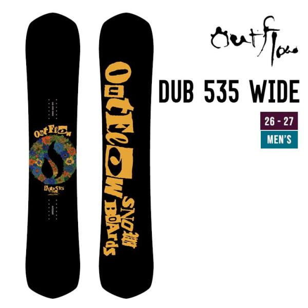 OUTFLOW アウトフロー 26-27 DUB 535 WIDE   スノーボード フリーライディ...