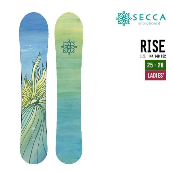 SECCA セッカ 25-26 RISE ライズ スノーボード 2025-2026 レディース パウ...