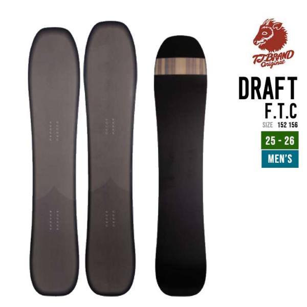TJ-BRAND ティージェイブランド 25-26 DRAFT ドラフト スノーボード 2025-2...