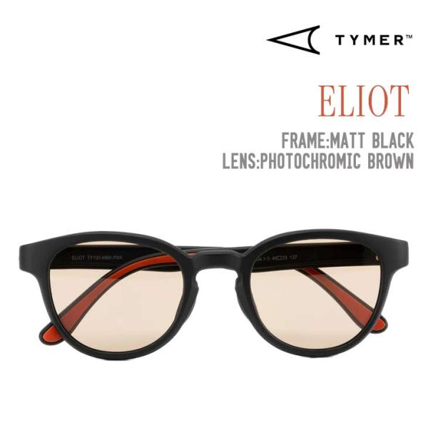TYMER タイマー ELIOT サングラス Matt Black Photochromic Bro...