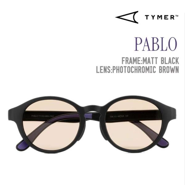 TYMER タイマー PABLO サングラス Matt Black Photochromic Bro...