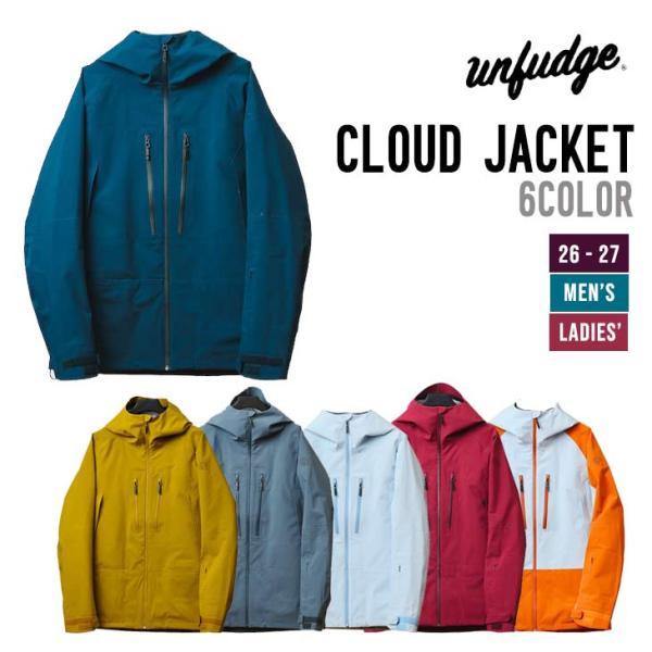 unfudge アンファッジ  26-27 CLOUD JACKET スノーボード ウェア メンズ ...