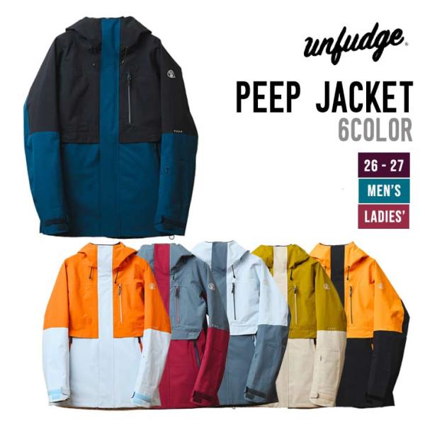 unfudge アンファッジ  26-27 PEEP JACKET スノーボード ウェア メンズ レ...