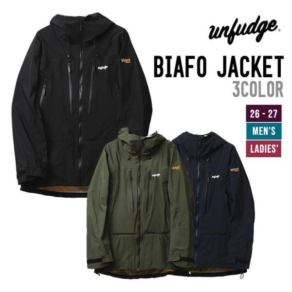 unfudge アンファッジ  26-27 BIAFO JACKET スノーボード ウェア メンズ ...