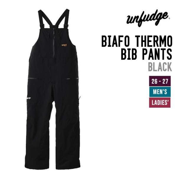 unfudge アンファッジ  26-27 BIAFO THERMO BIB PANTS スノーボー...