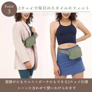 ボディバッグ ウエストポーチ ウエスト バッグ...の詳細画像3