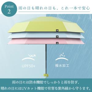 日傘 遮光 折りたたみ傘 ハードケース 晴雨兼...の詳細画像2