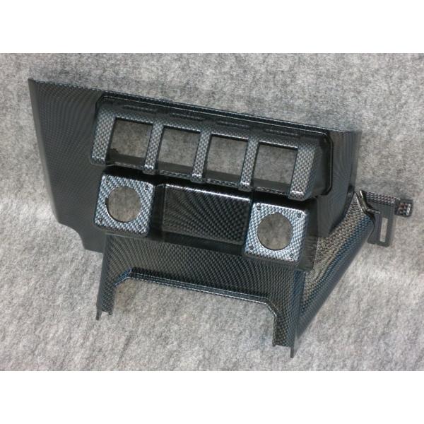 ジムニー(JB64W)カーボン調.センタースイッチパネル