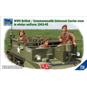 リッチモデル 1/35 RV35028 英ユニバーサルキャリア乗員3体・イタリア戦線1944 旧価格