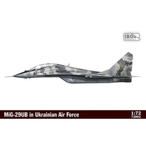 【7月再入荷】IBG 1/72 PB72902 ウクライナ空軍・ミコヤンMiG-29UBファルクラム複座練習機｜sieikan