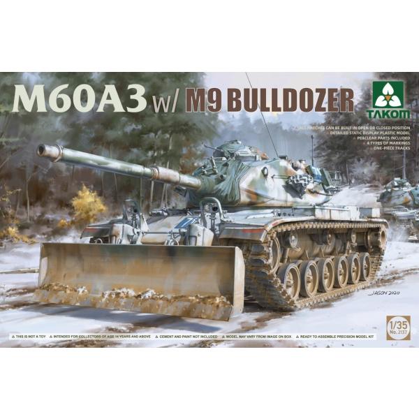 TAKOM 1/35 No.2137 米M60A3w/M9ドーザーブレード