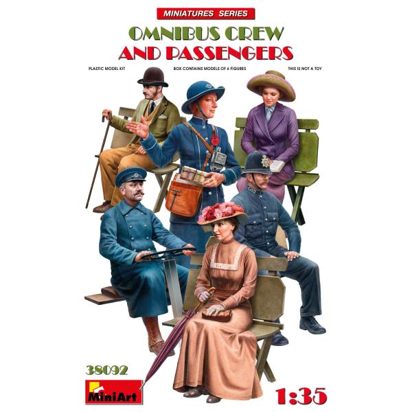 ミニアート 1/35 MA38092 バスの乗員と乗客