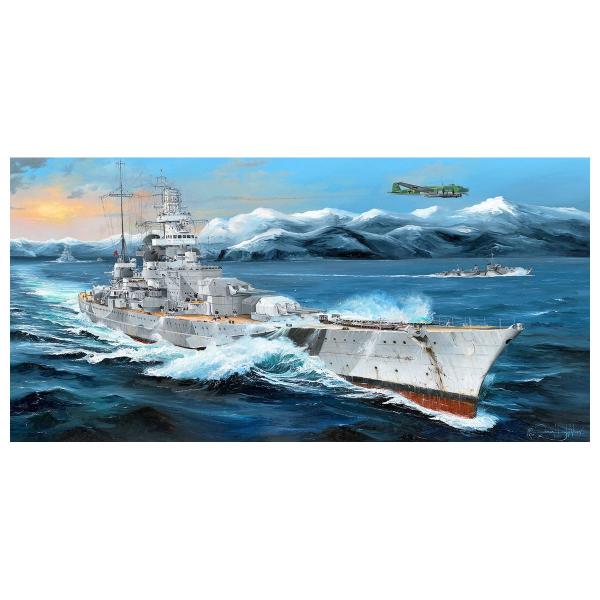 トランペッター 1/200 03715 ドイツ海軍戦艦 シャルンホルスト