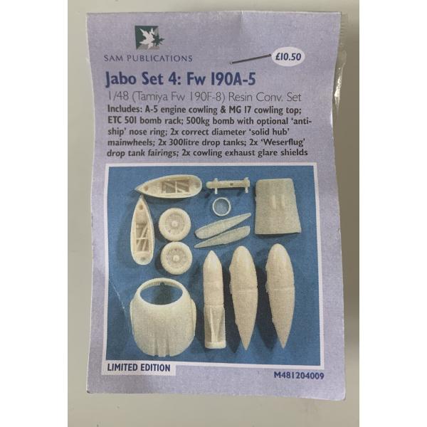 サムパブリケーション 1/48 48-09 ヤーボ セット 4: フォッケウルフ Fw190A-5