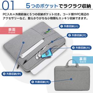 ノートパソコンバッグ パソコンケース PCケー...の詳細画像1