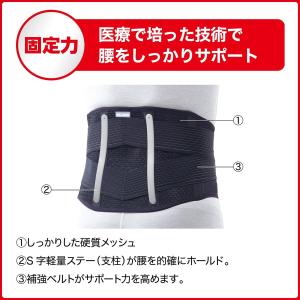 腰サポーター 医療メーカー公式 腰痛ベルト コ...の詳細画像5
