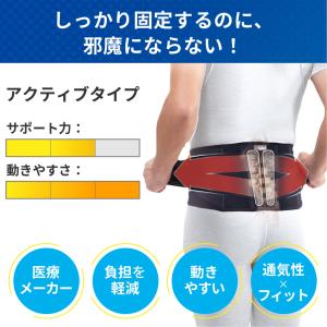 腰ベルト 医療メーカー公式 腰サポーター 腰痛...の詳細画像1