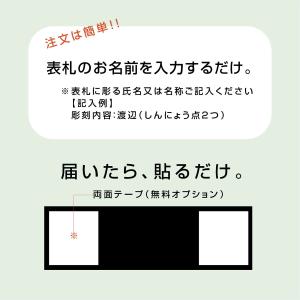 表札 ステンレス調カラー【大量注文承ります】銀...の詳細画像2