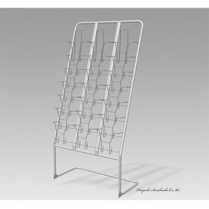 カタログスタンド A4 2列 10段 パンフレットスタンド パンフレット