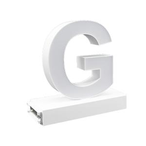 光る文字 光る看板 LED 看板 abcMIX マグネット連結 HA75 アルファベット 文字 【G】インテリア カウンターサイン 受付サイン 社名看板｜signcity-yshop