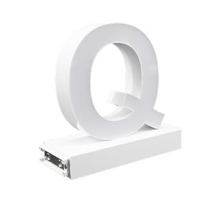 光る文字 光る看板 LED 看板 abcMIX マグネット連結 HA75 アルファベット 文字 【Q】インテリア カウンターサイン 受付サイン 社名看板｜signcity-yshop