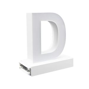 光る文字 光る看板 LED 看板 abcMIX マグネット連結 HA100 アルファベット 文字 【D】インテリア カウンターサイン 受付サイン 社名看板｜signcity-yshop