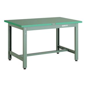 トラスコ TRUSCO オレンジブック 業務用 中量作業台 基本タイプ グリーン 900X600X7...