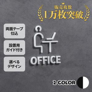 ピクトサイン　OFFICE　オフィス　事務所　事務局　事務室　ルームサイン　ドアサイン　ドアプレート　サイン　表札　室札