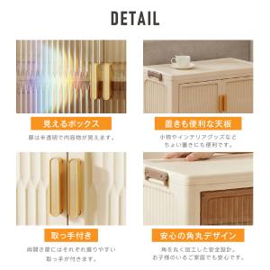 収納ボックス 折りたたみ 前開き ハンガーラッ...の詳細画像5