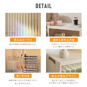 収納ボックス 折りたたみ 前開き ふた付き 半...の詳細画像5