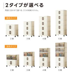 収納ボックス 折りたたみ スライト式扉 ふた付...の詳細画像5