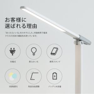デスクライト LED 卓上ライト 充電式 マグ...の詳細画像1