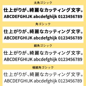 屋外耐候 カッティング文字 20cm以下 カッ...の詳細画像3