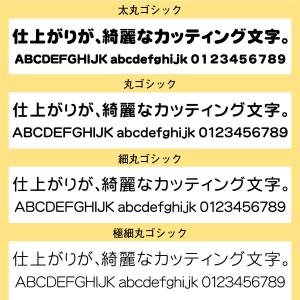 屋外耐候 カッティング文字 5cm以下 カッテ...の詳細画像4