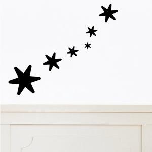 たくさんの 星 星型 ウォールステッカー ウインドウステッカー STAR デザイン-8 ホシ star ほし｜signs