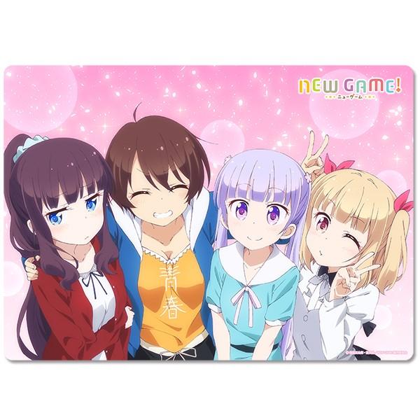 NEW GAME!ジャンボステッカー(4人[青葉・ひふみ・ゆん・はじめ])