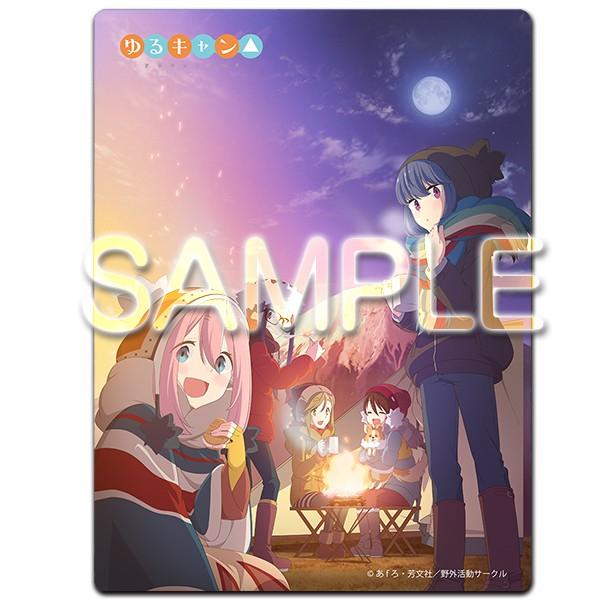 ゆるキャン△マウスパッド(５人:メインビジュアル)☆吸着シートタイプ
