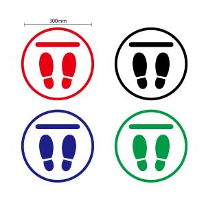 床 シール ステッカー フロア 矢印 足あと ...の詳細画像2